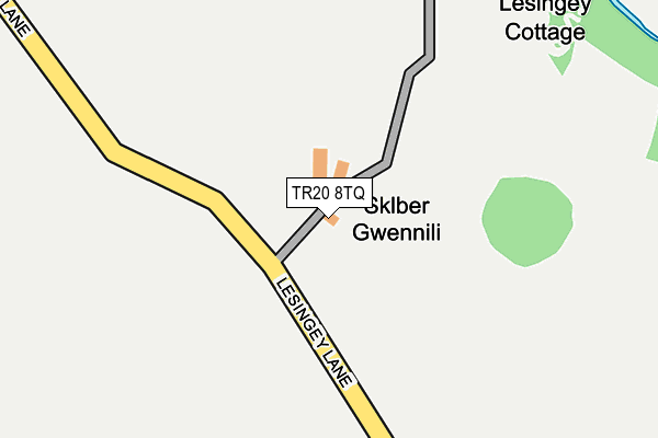 TR20 8TQ map - OS OpenMap – Local (Ordnance Survey) TR20 8TQ map - OS OpenMap – Local (Ordnance Survey)