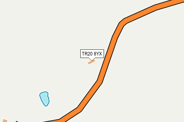 TR20 8YX map - OS OpenMap – Local (Ordnance Survey)