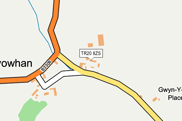 TR20 8ZS map - OS OpenMap – Local (Ordnance Survey) TR20 8ZS map - OS OpenMap – Local (Ordnance Survey)