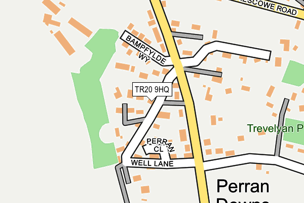 TR20 9HQ map - OS OpenMap – Local (Ordnance Survey) TR20 9HQ map - OS OpenMap – Local (Ordnance Survey)