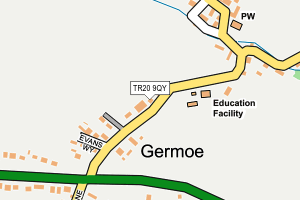 TR20 9QY map - OS OpenMap – Local (Ordnance Survey) TR20 9QY map - OS OpenMap – Local (Ordnance Survey)