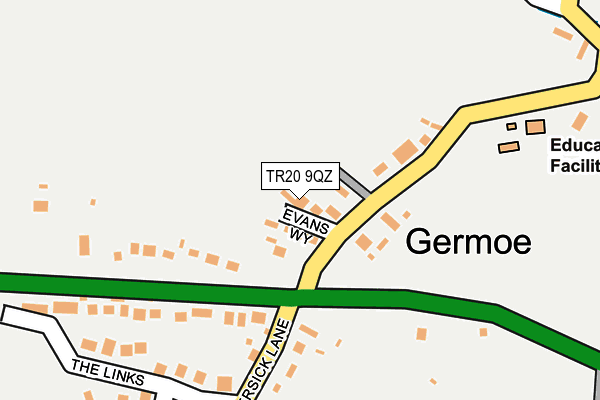 TR20 9QZ map - OS OpenMap – Local (Ordnance Survey) TR20 9QZ map - OS OpenMap – Local (Ordnance Survey)