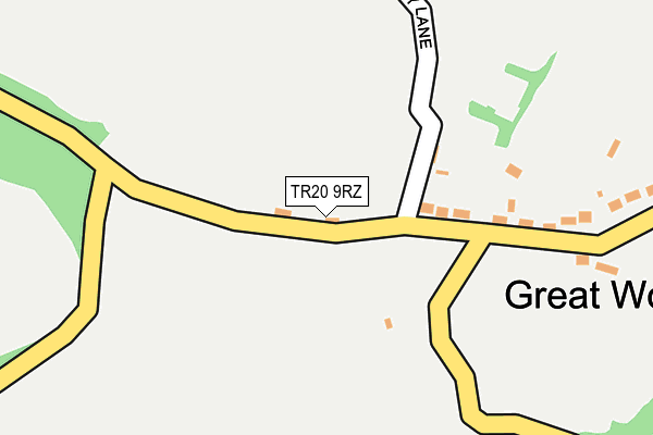 TR20 9RZ map - OS OpenMap – Local (Ordnance Survey) TR20 9RZ map - OS OpenMap – Local (Ordnance Survey)