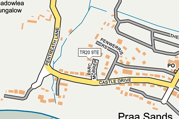 TR20 9TE map - OS OpenMap – Local (Ordnance Survey) TR20 9TE map - OS OpenMap – Local (Ordnance Survey)