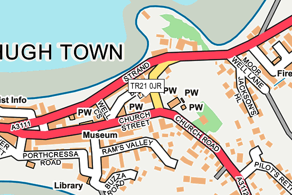 TR21 0JR map - OS OpenMap – Local (Ordnance Survey) TR21 0JR map - OS OpenMap – Local (Ordnance Survey)