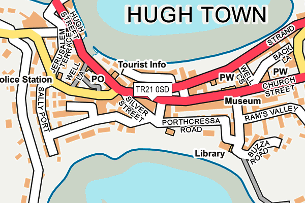 TR21 0SD map - OS OpenMap – Local (Ordnance Survey) TR21 0SD map - OS OpenMap – Local (Ordnance Survey)