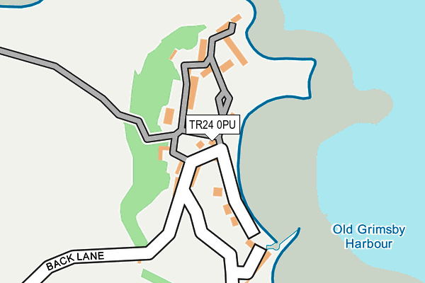 TR24 0PU map - OS OpenMap – Local (Ordnance Survey) TR24 0PU map - OS OpenMap – Local (Ordnance Survey)