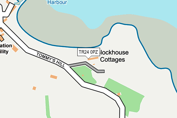 TR24 0PZ map - OS OpenMap – Local (Ordnance Survey) TR24 0PZ map - OS OpenMap – Local (Ordnance Survey)