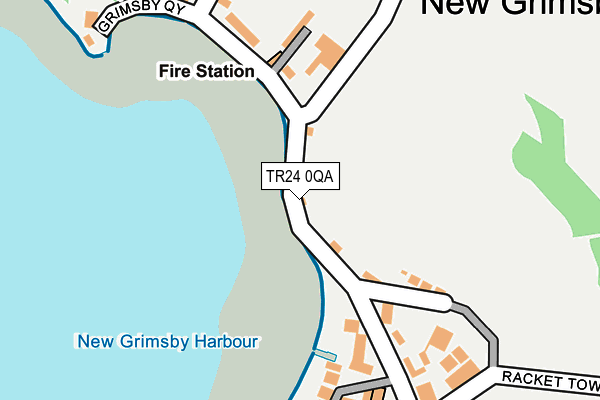 TR24 0QA map - OS OpenMap – Local (Ordnance Survey) TR24 0QA map - OS OpenMap – Local (Ordnance Survey)