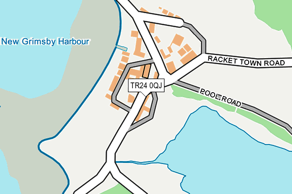 TR24 0QJ map - OS OpenMap – Local (Ordnance Survey) TR24 0QJ map - OS OpenMap – Local (Ordnance Survey)