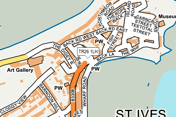 TR26 1LH map - OS OpenMap – Local (Ordnance Survey) TR26 1LH map - OS OpenMap – Local (Ordnance Survey)