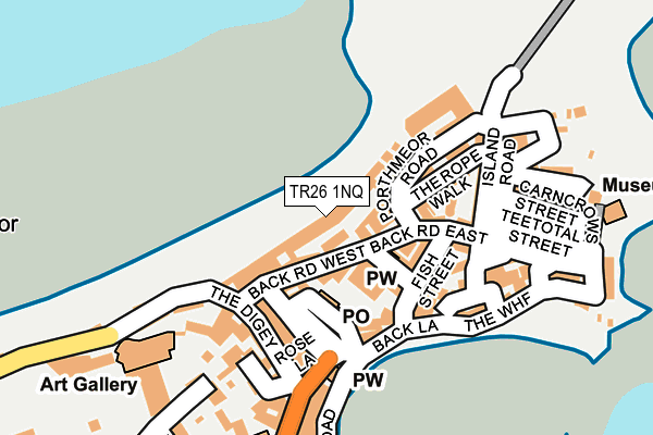 TR26 1NQ map - OS OpenMap – Local (Ordnance Survey) TR26 1NQ map - OS OpenMap – Local (Ordnance Survey)