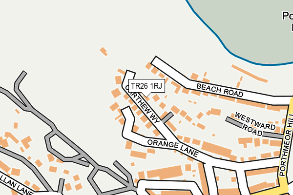 TR26 1RJ map - OS OpenMap – Local (Ordnance Survey) TR26 1RJ map - OS OpenMap – Local (Ordnance Survey)