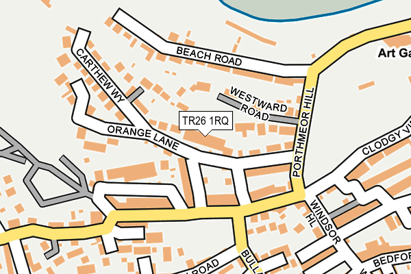 TR26 1RQ map - OS OpenMap – Local (Ordnance Survey) TR26 1RQ map - OS OpenMap – Local (Ordnance Survey)