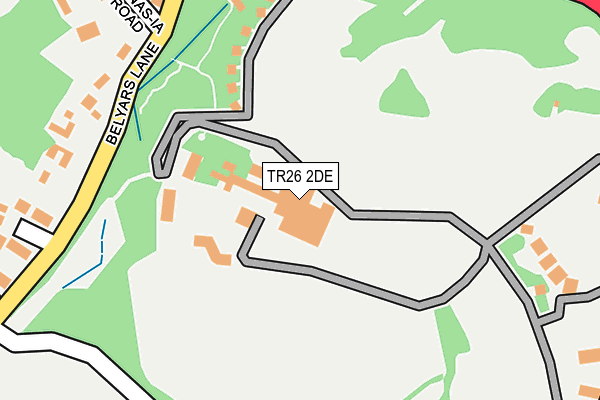 TR26 2DE map - OS OpenMap – Local (Ordnance Survey) TR26 2DE map - OS OpenMap – Local (Ordnance Survey)