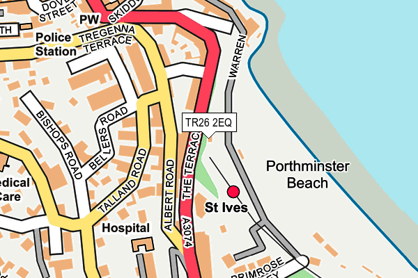 TR26 2EQ map - OS OpenMap – Local (Ordnance Survey) TR26 2EQ map - OS OpenMap – Local (Ordnance Survey)