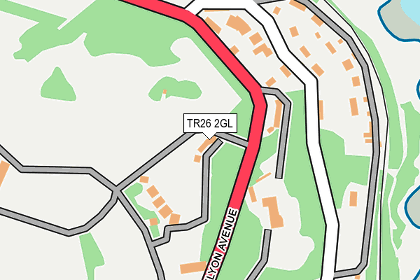 TR26 2GL map - OS OpenMap – Local (Ordnance Survey) TR26 2GL map - OS OpenMap – Local (Ordnance Survey)