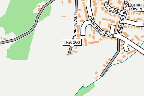 TR26 2GS map - OS OpenMap – Local (Ordnance Survey) TR26 2GS map - OS OpenMap – Local (Ordnance Survey)