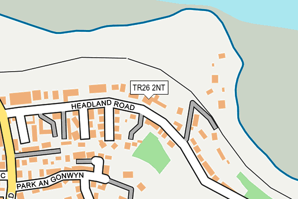 TR26 2NT map - OS OpenMap – Local (Ordnance Survey) TR26 2NT map - OS OpenMap – Local (Ordnance Survey)