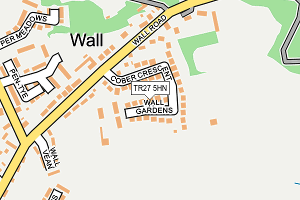 TR27 5HN map - OS OpenMap – Local (Ordnance Survey) TR27 5HN map - OS OpenMap – Local (Ordnance Survey)