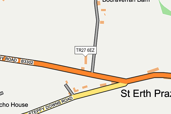TR27 6EZ map - OS OpenMap – Local (Ordnance Survey)