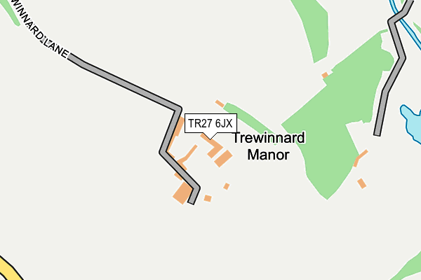 TR27 6JX map - OS OpenMap – Local (Ordnance Survey) TR27 6JX map - OS OpenMap – Local (Ordnance Survey)