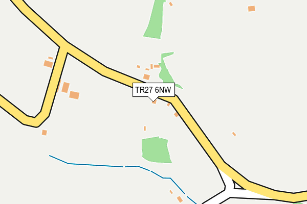 TR27 6NW map - OS OpenMap – Local (Ordnance Survey) TR27 6NW map - OS OpenMap – Local (Ordnance Survey)
