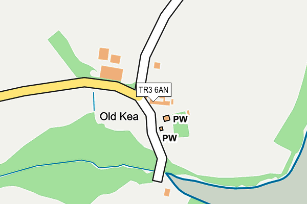 TR3 6AN map - OS OpenMap – Local (Ordnance Survey) TR3 6AN map - OS OpenMap – Local (Ordnance Survey)