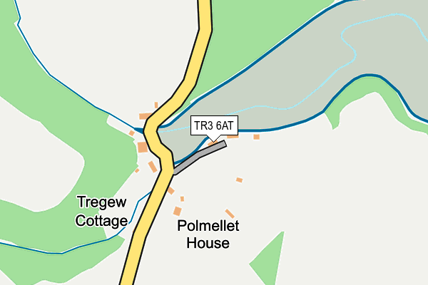 TR3 6AT map - OS OpenMap – Local (Ordnance Survey)