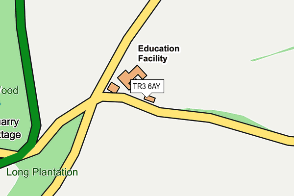 TR3 6AY map - OS OpenMap – Local (Ordnance Survey) TR3 6AY map - OS OpenMap – Local (Ordnance Survey)