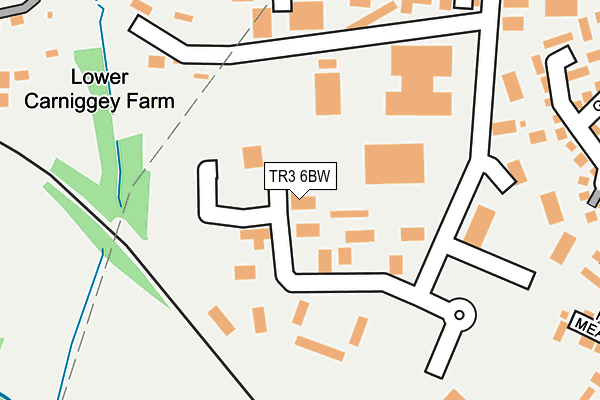 TR3 6BW map - OS OpenMap – Local (Ordnance Survey) TR3 6BW map - OS OpenMap – Local (Ordnance Survey)