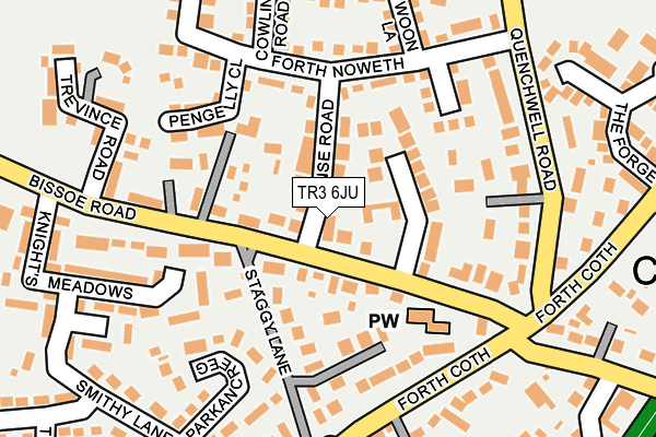 TR3 6JU map - OS OpenMap – Local (Ordnance Survey) TR3 6JU map - OS OpenMap – Local (Ordnance Survey)