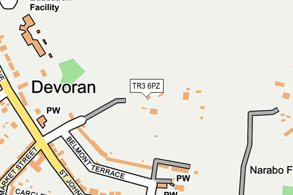 TR3 6PZ map - OS OpenMap – Local (Ordnance Survey) TR3 6PZ map - OS OpenMap – Local (Ordnance Survey)