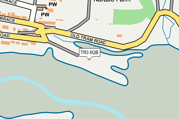 TR3 6QB map - OS OpenMap – Local (Ordnance Survey) TR3 6QB map - OS OpenMap – Local (Ordnance Survey)