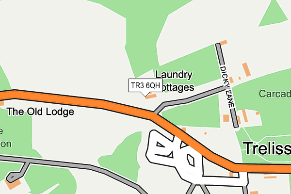 TR3 6QH map - OS OpenMap – Local (Ordnance Survey) TR3 6QH map - OS OpenMap – Local (Ordnance Survey)
