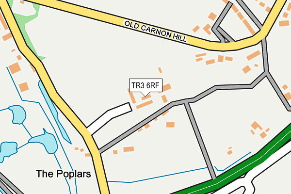 TR3 6RF map - OS OpenMap – Local (Ordnance Survey) TR3 6RF map - OS OpenMap – Local (Ordnance Survey)