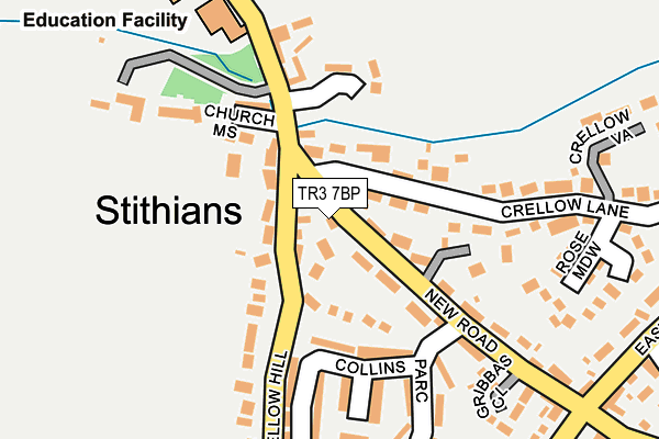 TR3 7BP map - OS OpenMap – Local (Ordnance Survey) TR3 7BP map - OS OpenMap – Local (Ordnance Survey)