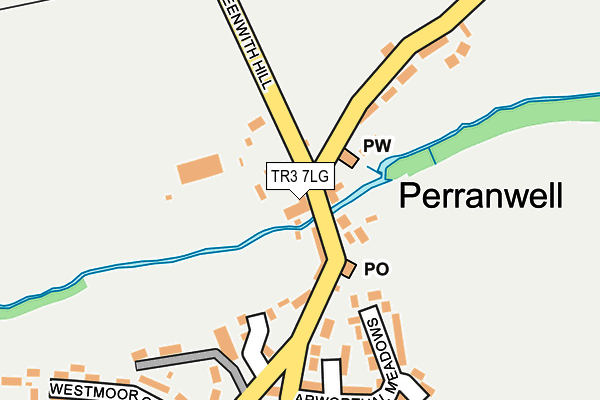 TR3 7LG map - OS OpenMap – Local (Ordnance Survey) TR3 7LG map - OS OpenMap – Local (Ordnance Survey)