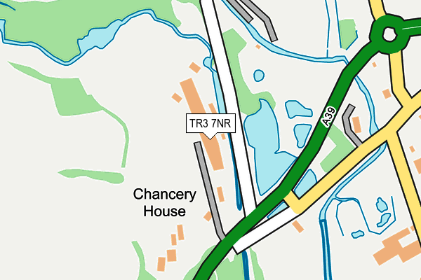 TR3 7NR map - OS OpenMap – Local (Ordnance Survey) TR3 7NR map - OS OpenMap – Local (Ordnance Survey)