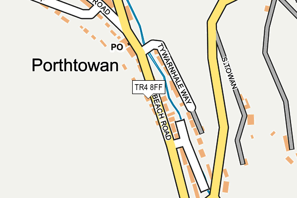 TR4 8FF map - OS OpenMap – Local (Ordnance Survey) TR4 8FF map - OS OpenMap – Local (Ordnance Survey)