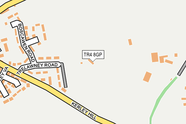 TR4 8GP map - OS OpenMap – Local (Ordnance Survey) TR4 8GP map - OS OpenMap – Local (Ordnance Survey)