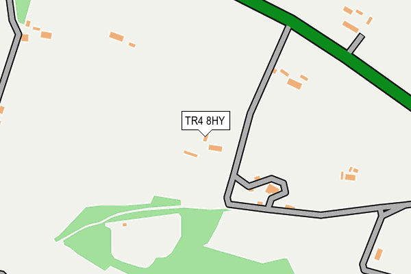 TR4 8HY map - OS OpenMap – Local (Ordnance Survey) TR4 8HY map - OS OpenMap – Local (Ordnance Survey)