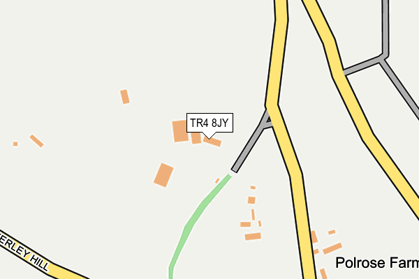 TR4 8JY map - OS OpenMap – Local (Ordnance Survey) TR4 8JY map - OS OpenMap – Local (Ordnance Survey)