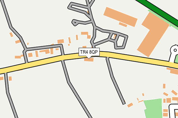 TR4 8QP map - OS OpenMap – Local (Ordnance Survey)