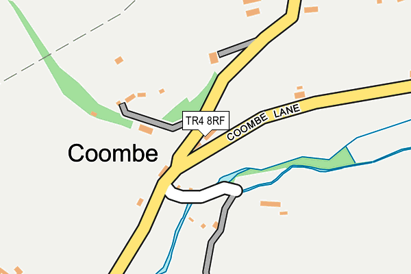 TR4 8RF map - OS OpenMap – Local (Ordnance Survey) TR4 8RF map - OS OpenMap – Local (Ordnance Survey)