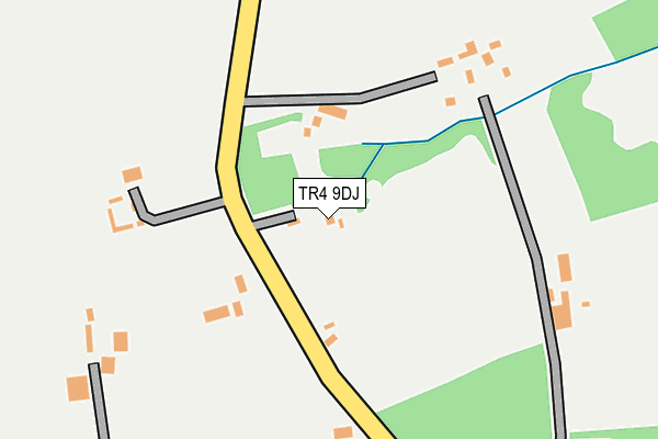 TR4 9DJ map - OS OpenMap – Local (Ordnance Survey) TR4 9DJ map - OS OpenMap – Local (Ordnance Survey)