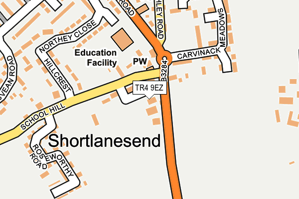 TR4 9EZ map - OS OpenMap – Local (Ordnance Survey) TR4 9EZ map - OS OpenMap – Local (Ordnance Survey)