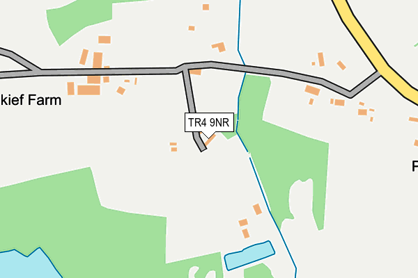 TR4 9NR map - OS OpenMap – Local (Ordnance Survey) TR4 9NR map - OS OpenMap – Local (Ordnance Survey)