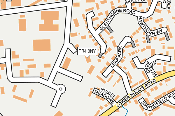 TR4 9NY map - OS OpenMap – Local (Ordnance Survey) TR4 9NY map - OS OpenMap – Local (Ordnance Survey)