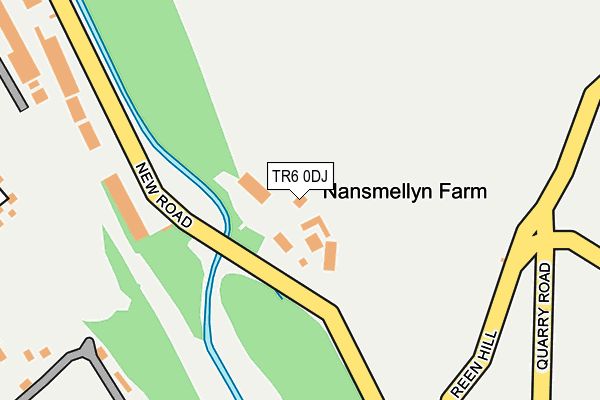 TR6 0DJ map - OS OpenMap – Local (Ordnance Survey)
